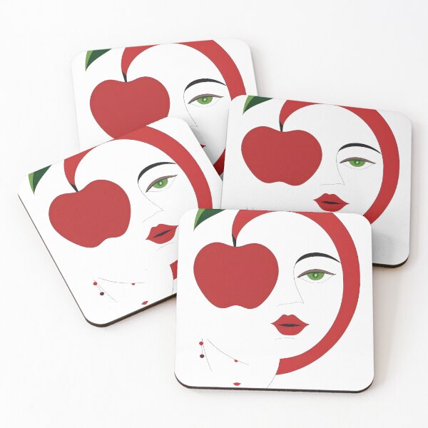 Item preview, Woman's Face with an Apple designed and sold by The Bubble 1307.