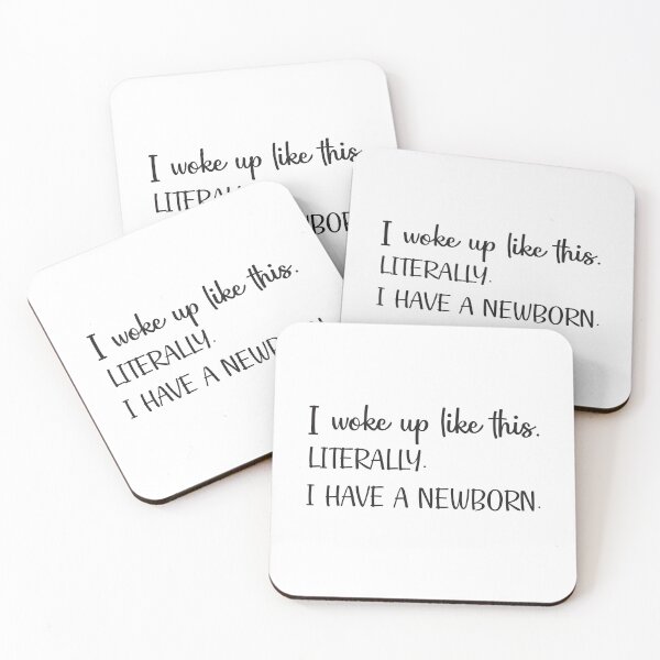 Item preview, I WOKE UP LIKE THIS | PARENT OF NEWBORN designed and sold by saltyteesandco.