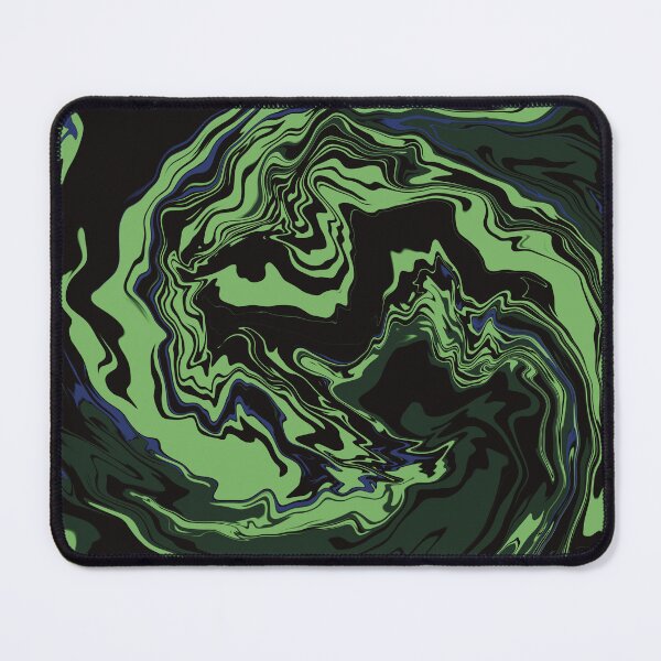 Item preview, Abstract gigantic waves swirl green black designed and sold by chuckletuckle.