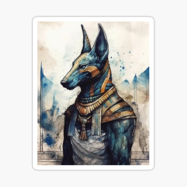 Item preview, Egyptian God Anpu (Anubis)  designed and sold by AngeGraciela.