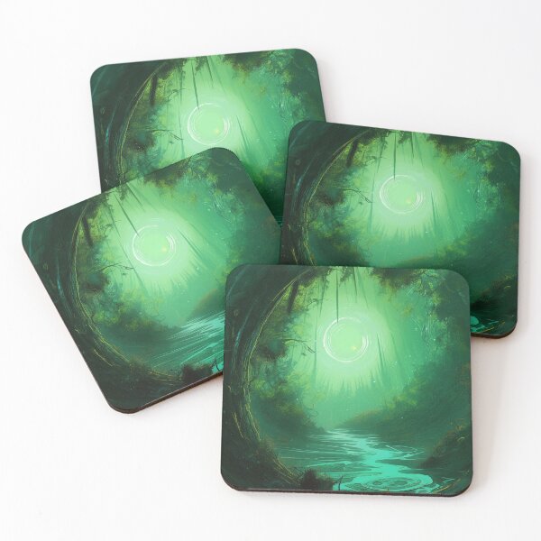 Item preview, Enchanted Green Fantasy Land designed and sold by Splash-Arts.