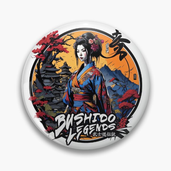 Item preview, Oriental art, Geisha with the legend "Bushido Legends" designed and sold by BushidoLegends.