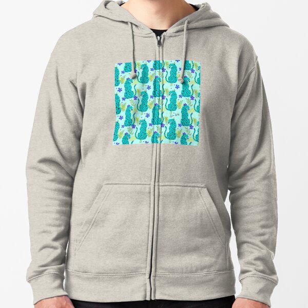 Jacksonville Jaguars Zebra Hoodie, Black/Jaguars Teal