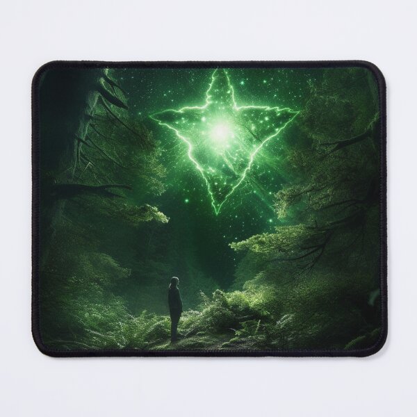 Item preview, Emerald Starlight: A Green Star in the Cosmos designed and sold by Splash-Arts.