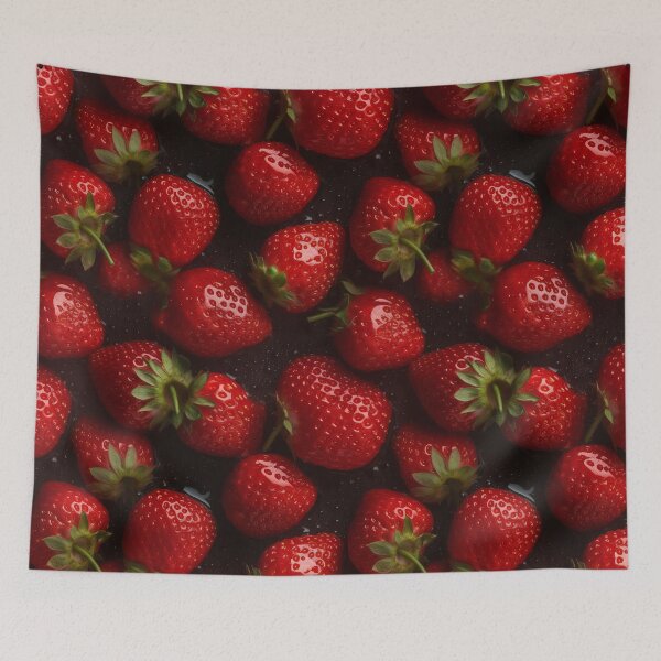 Item preview, Glistening Strawberries Superrealism designed and sold by Splargo Digital Prints.