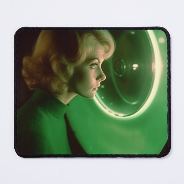 Item preview, Mystery Unveiled: Girl Gazing into Green Circle designed and sold by Splash-Arts.