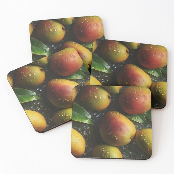 Item preview, Glistening Mangoes Superrealism designed and sold by Splargo Digital Prints.