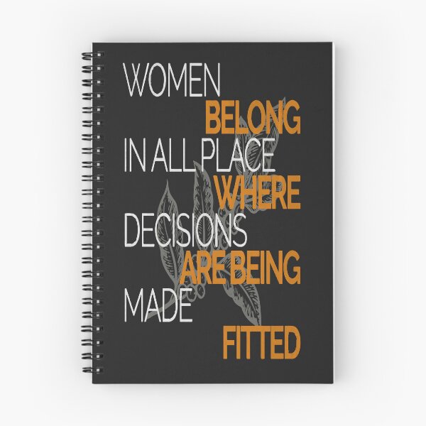 Item preview, Women Belong In All Place Where Decisions Are Being Made Fitted designed and sold by KingBH.