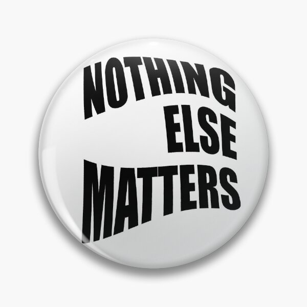 Item preview, Nothing else matters metal fun lettering  designed and sold by SoulTrekking.