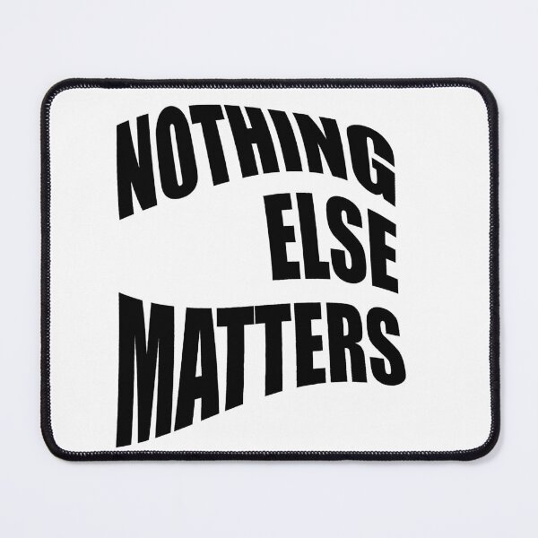 Item preview, Nothing else matters metal fun lettering  designed and sold by SoulTrekking.