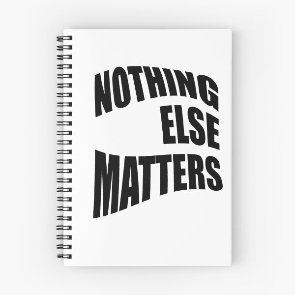 Item preview, Nothing else matters metal fun lettering  designed and sold by SoulTrekking.