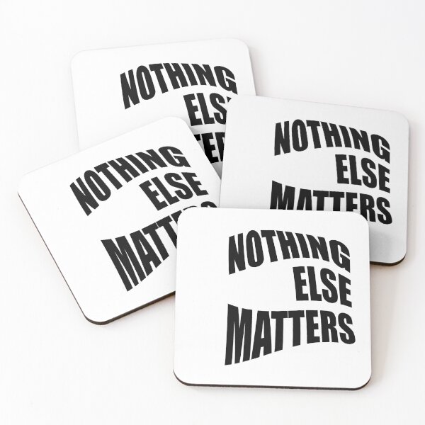 Item preview, Nothing else matters metal fun lettering  designed and sold by SoulTrekking.