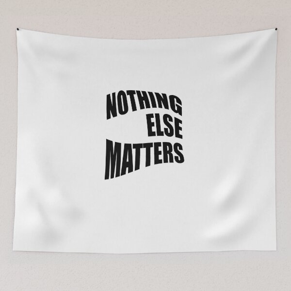 Item preview, Nothing else matters metal fun lettering  designed and sold by SoulTrekking.
