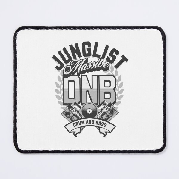 Item preview, DNB -  Junglist Massive (black/grey) designed and sold by Discothreadz.