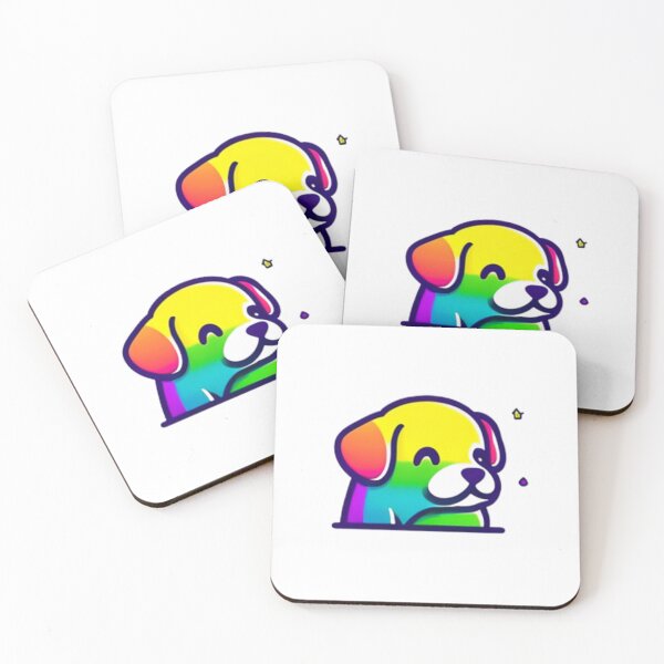 Item preview, Doggy Rainbow: Fun and Colorful Art and Designs for Pup Parents designed and sold by PetPrintPalace.