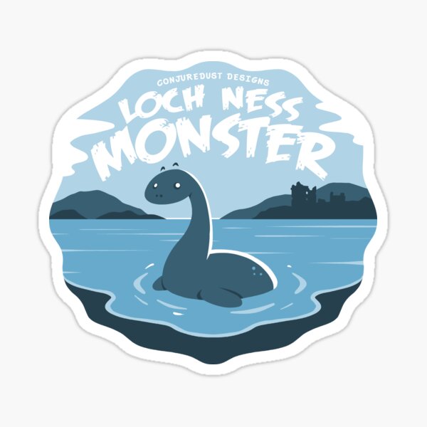 Loch Ness Monster Encounter Sticker