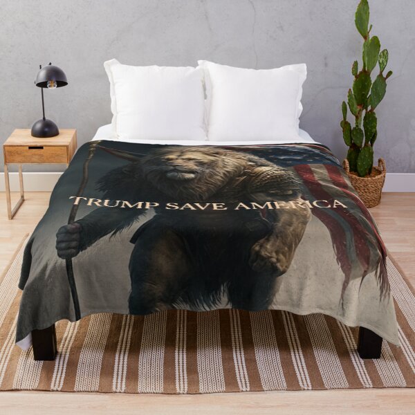Item preview, MAGA Lion in Swamp Trump Save America 2024 designed and sold by redblue2020.