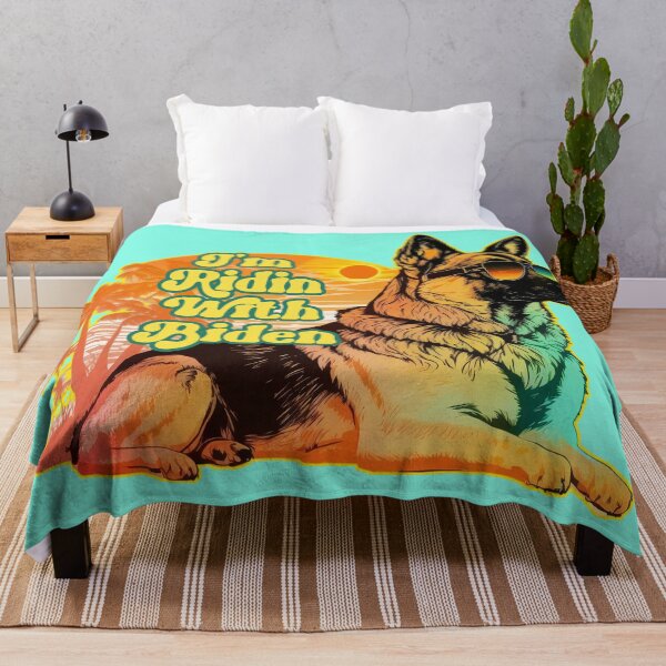 Item preview, I'm Ridin With Biden: Beautiful German Shepherd with Aviator Sunglasses Sunset Scene designed and sold by JoyOfHopeStore.