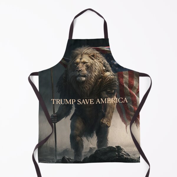 Item preview, MAGA Lion in Swamp Trump Save America 2024 designed and sold by redblue2020.