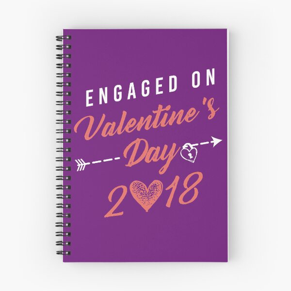Item preview, Engaged on Valentine's Day 2018 Engagement designed and sold by teashorts.