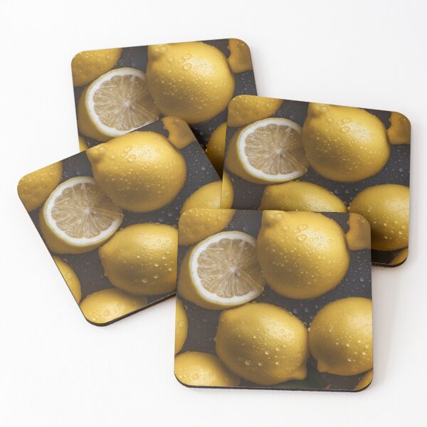 Item preview, Glistening Lemons Superrealism designed and sold by Splargo Digital Prints.