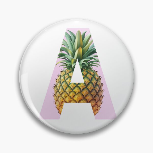 Item preview, Pineapple Summer Pattern Design Letter A Sticker designed and sold by AdiRemba.