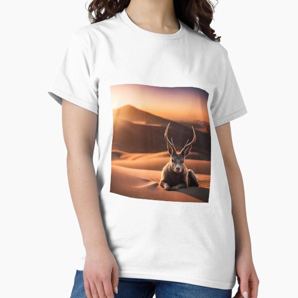 Item preview, jackelope in the desert designed and sold by BeckyBerzerk.