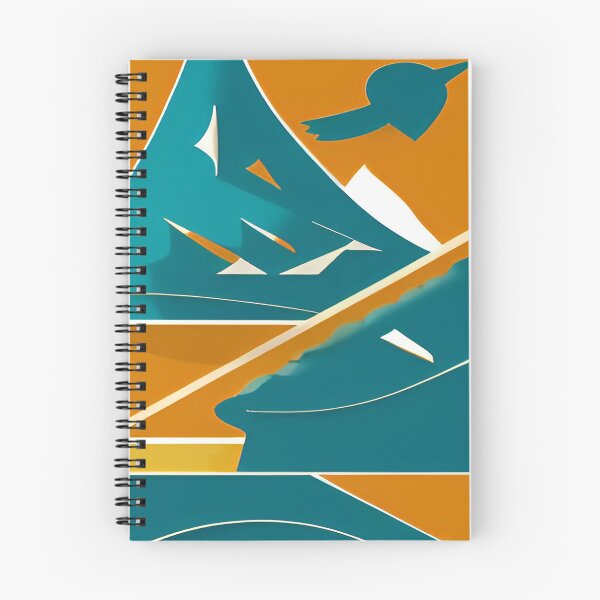 Item preview, Mountains in the Wilderness with Orange Sunset Sky designed and sold by deniselynnimage.