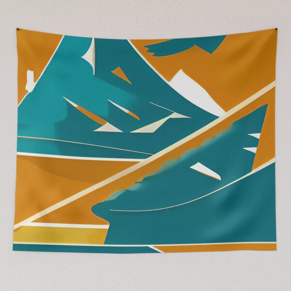 Item preview, Mountains in the Wilderness with Orange Sunset Sky designed and sold by deniselynnimage.