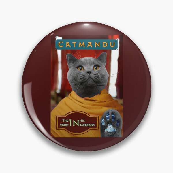 Item preview, Catmandu - The CatGod Murrathani - The Stars in his Toebeans designed and sold by Walter G. Esselman.