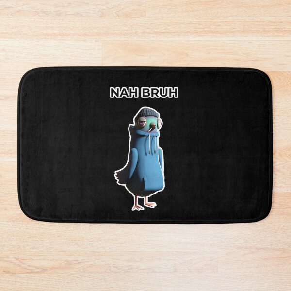 Item preview, Nah Bruh Smoking Pigeon designed and sold by Gravedrinker.