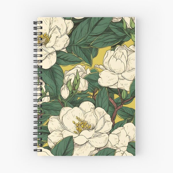 Item preview, Gardenia flowers Pattern designed and sold by BALTHAZAR-DG.