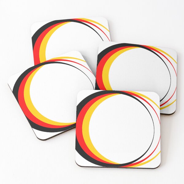 Item preview, Germany, flag, national colours, black, red, gold, ring design designed and sold by bunterkunt.