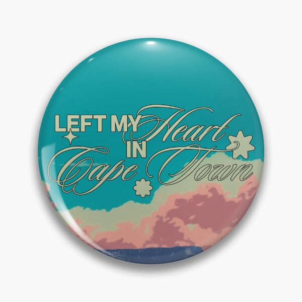 Item preview, Left My Heart In Cape Town Table Mountain Muizenberg Beach designed and sold by AsteriskHouse.