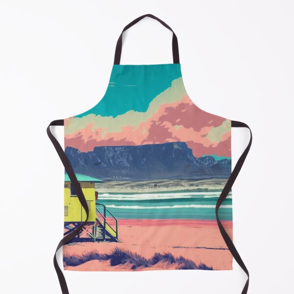 Item preview, Left My Heart In Cape Town Table Mountain Muizenberg Beach designed and sold by AsteriskHouse.