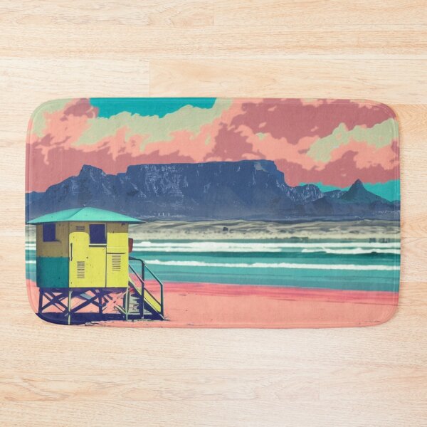 Item preview, Left My Heart In Cape Town Table Mountain Muizenberg Beach designed and sold by AsteriskHouse.