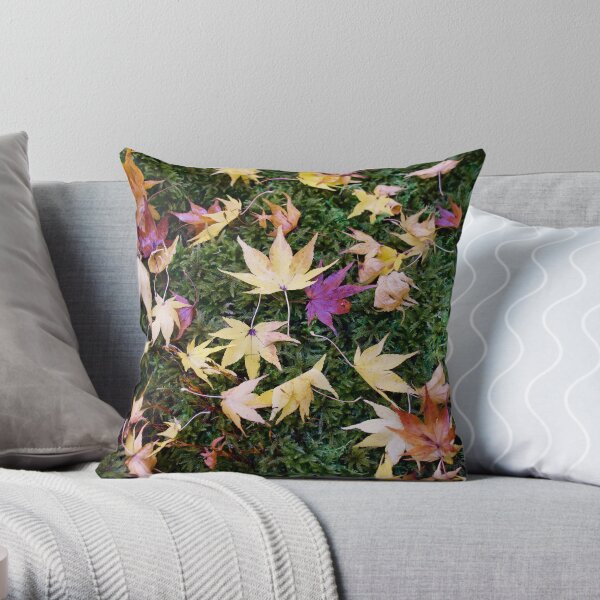 Japanese Maple Throw Pillow