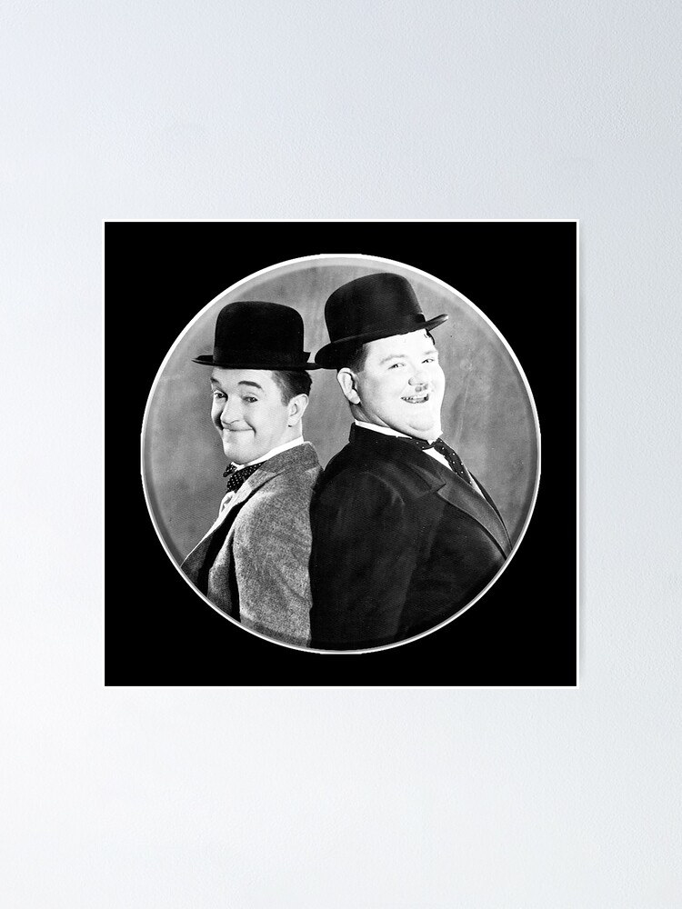 Alternate view of LAUREL AND HARDY. Stan Laurel and Oliver Hardy in their 1939 feature film called The Flying Deuces. Poster