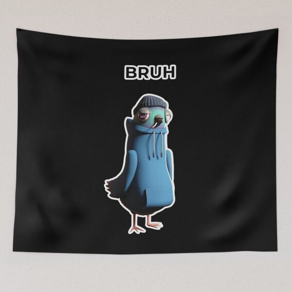 Item preview, Bruh Smoking Pigeon designed and sold by Gravedrinker.