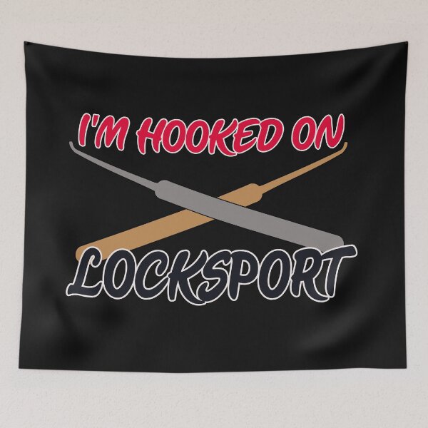 Item preview, I'm Hooked On Locksport Funny Lock Picking Locksmith T Shirt designed and sold by RarefiedAir.