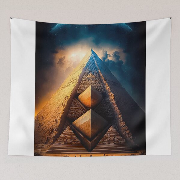 Artikelvorschau, Sci-Fi ägyptische Pyramide - 1 entworfen und verkauft von Space-Yeti.