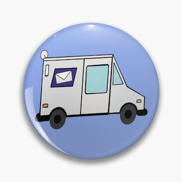 Item preview, Cute Mail Truck designed and sold by Sparkleweather.