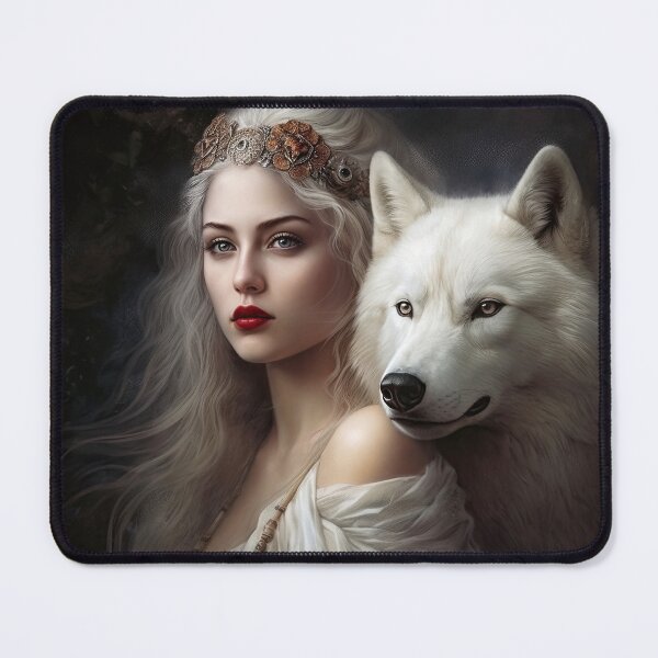 Item preview, White Wolf designed and sold by Claudia Bartoli-McKinney.