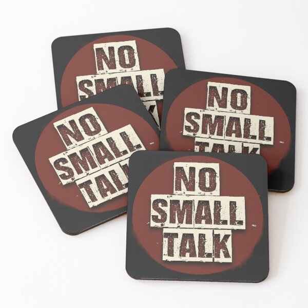 Item preview, No Small Talk | Hate Small Talk designed and sold by blissira.