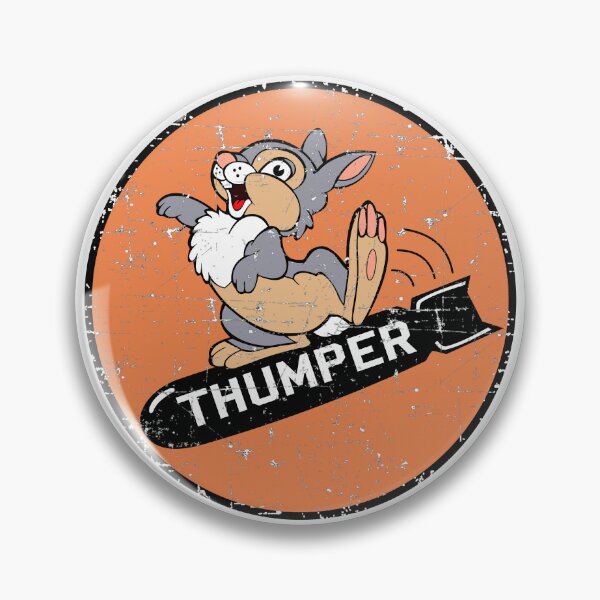 Item preview, USAF - Boeing B-29 - “THUMPER” Rounded - Grunge Style  designed and sold by pzd501.