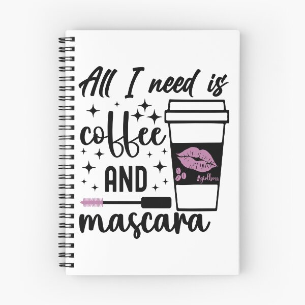 Item preview, All I need is Coffee and Mascara | Purple Mascara designed and sold by PearlMoonGrapes.