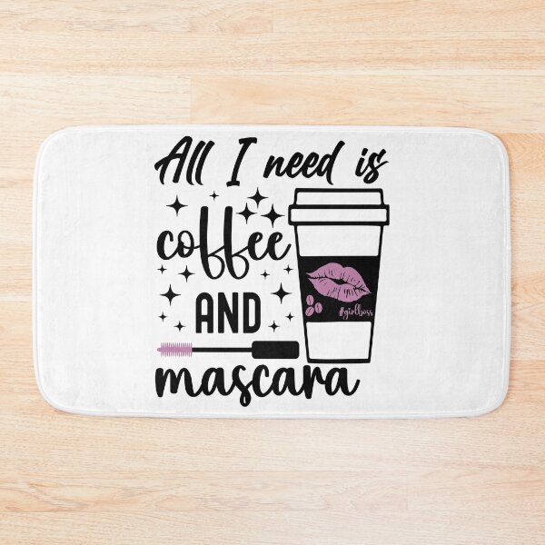 Item preview, All I need is Coffee and Mascara | Purple Mascara designed and sold by PearlMoonGrapes.