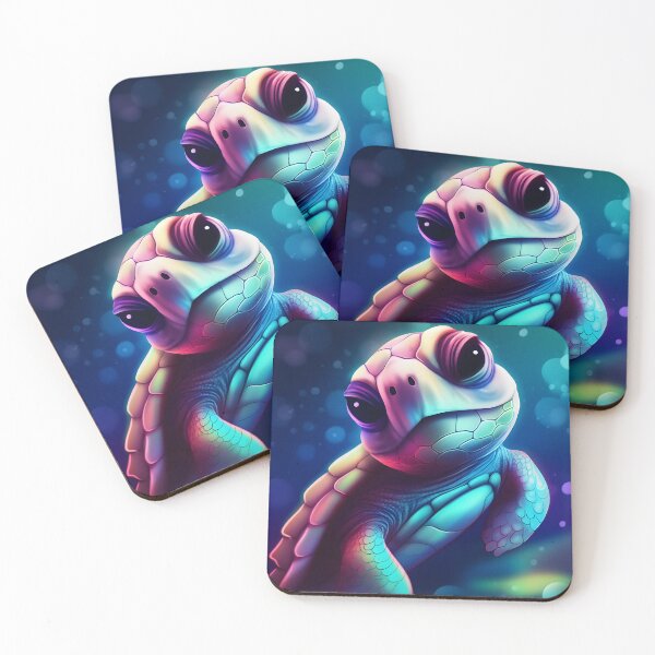 Item preview, Majestic Turtle in Bright Colors | World Turtle Day designed and sold by StickeryPickery.