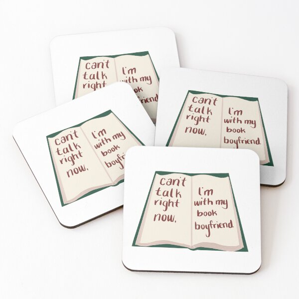 Item preview, can’t talk right now i’m with my book boyfriend  designed and sold by badbinchco.