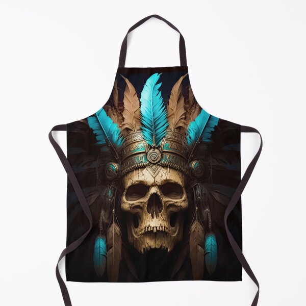 Item preview, Native American Headdress with Skull designed and sold by Space-Yeti.